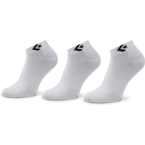 Set di 3 paia di calzini corti da uomo - E746W Bianco - Converse - Modalova