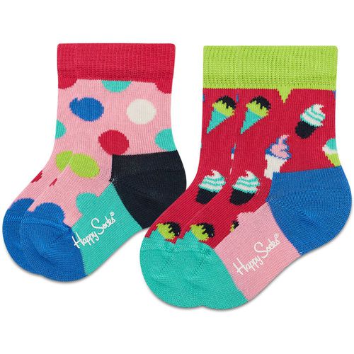Set di 2 paia di calzini lunghi da bambini - KICE02-3500 Multicolore - Happy Socks - Modalova