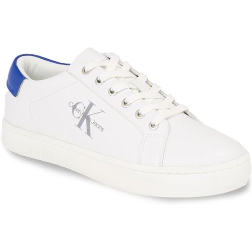 Sneakers - Classic Cupsole Laceup Low Lth YM0YM00491 Bright White/Lapis Blue 02V - Calvin Klein Jeans - Modalova