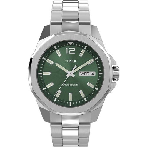 Orologio - Essex Avenue TW2W13900 Green/Silver - Timex - Modalova