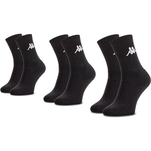 Set di 3 paia di calzini lunghi unisex - 704304 Black 005 - Kappa - Modalova
