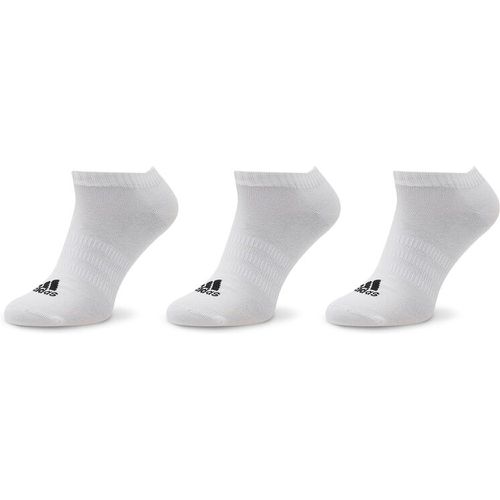Set di 3 paia di calzini corti unisex - Thin And Light HT3469 White/Black - Adidas - Modalova