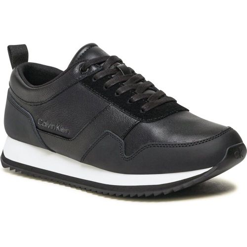 Sneakers - Low Top Lace Up Lth HM0HM00998 Ck Black BEH - Calvin Klein - Modalova