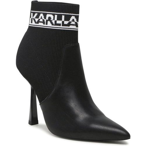Stivaletti - KL31353 Black Knit Textile - Karl Lagerfeld - Modalova
