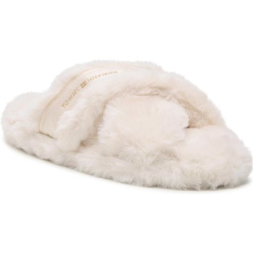 Pantofole - Fur Home Slippers Wiht Straps FW0FW06889 Sugarcane AA8 - Tommy Hilfiger - Modalova