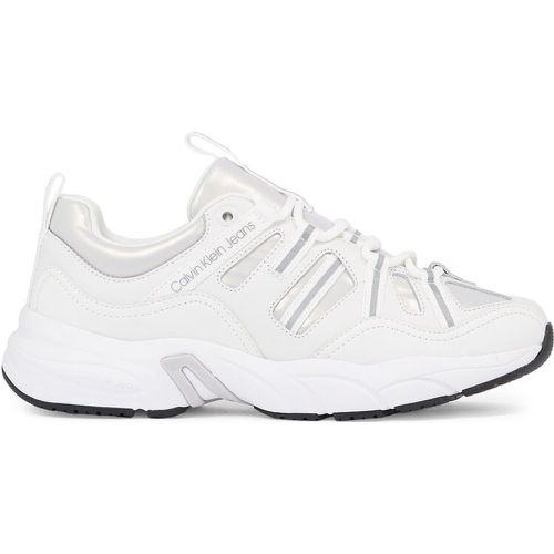 Sneakers - Retro tennis Laceup YW0YW01044 Bright White YBR - Calvin Klein Jeans - Modalova