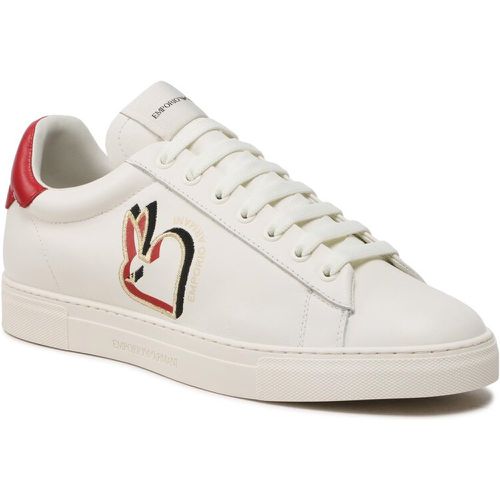 Sneakers - X4X565 XN752 K617 Off White/Red - Emporio Armani - Modalova