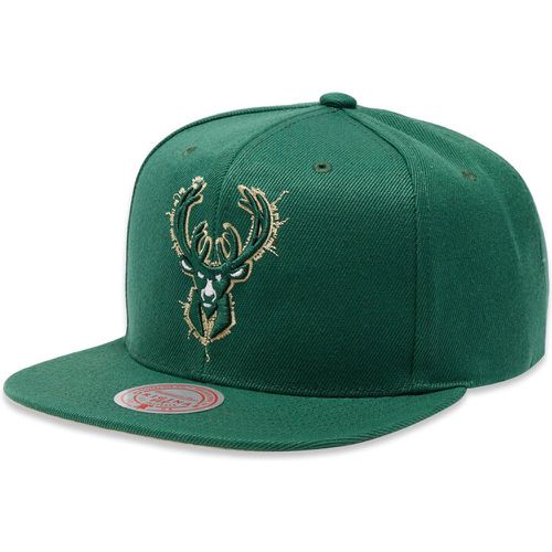Cappellino - NBA Embroidery Bucks HHSS4322 Green - Mitchell & Ness - Modalova