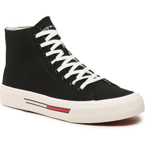 Sneakers - Mid Canvas Color EM0EM01157 Black BDS - Tommy Jeans - Modalova