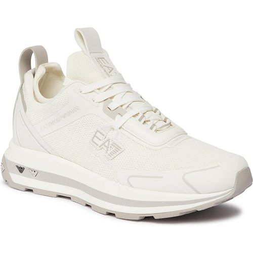 Sneakers - X8X089 XK234 S862 Off White+Silver Clo - EA7 Emporio Armani - Modalova