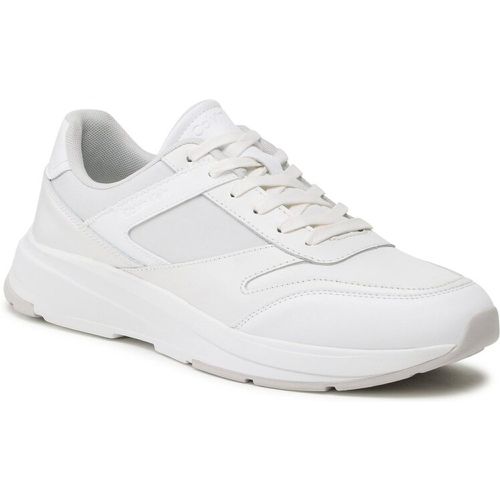 Sneakers - Low Top Lace Up Mix HM0HM00901 White/Light Grey 0K8 - Calvin Klein - Modalova