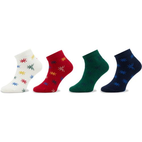 Set di 4 paia di calzini corti da bambini - 6AO307023 903 - United Colors of Benetton - Modalova