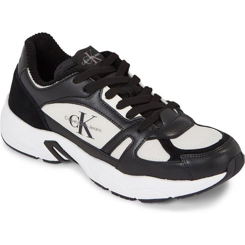 Sneakers - Retro Tennis Laceup Coui YM0YM00793 Black/Creamy White 00W - Calvin Klein Jeans - Modalova
