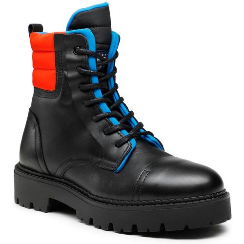 Scarponcini - Padded Lace Up Heritage Boot EM0EM01063 Black BDS - Tommy Jeans - Modalova