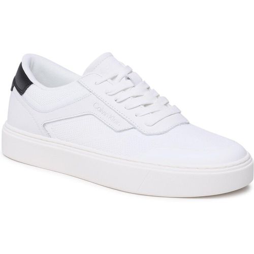 Sneakers - Low Top Lace Up Knit HM0HM00922 White/Black 0K9 - Calvin Klein - Modalova