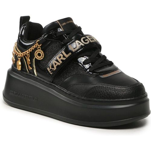 Sneakers - KL63579F Black Lthr w/Gold - Karl Lagerfeld - Modalova