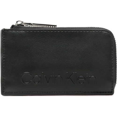 Custodie per carte di credito - Ck Set Cardholder W/Zip K60K610465 BAX - Calvin Klein - Modalova