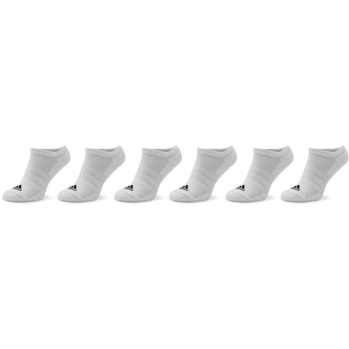 Set di 6 paia di calzini corti unisex - Cushioned Sportswear HT3433 White/Black - Adidas - Modalova