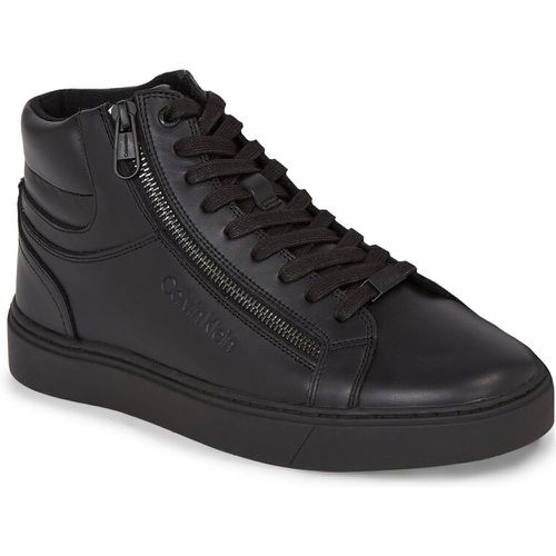 Sneakers - High Top Lace Up W/Zip Rubb HM0HM01269 Triple Black 0GJ - Calvin Klein - Modalova