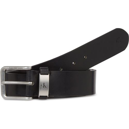 Cintura da uomo - Ro Cl Met Loop Lthr Belt K50K511142 Black BDS - Calvin Klein Jeans - Modalova