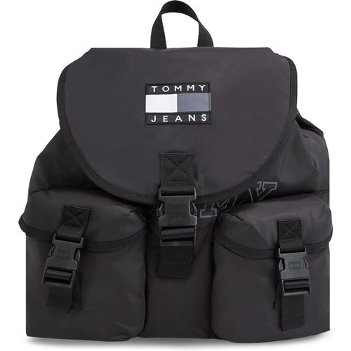 Zaino - Tjm Heritage Flap Backpack AM0AM11656 Black BDS - Tommy Jeans - Modalova
