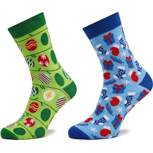 Set di 2 paia di calzini lunghi unisex Xmas Socks Balls Adult Gifts Pak 2 - Rainbow Socks - Modalova