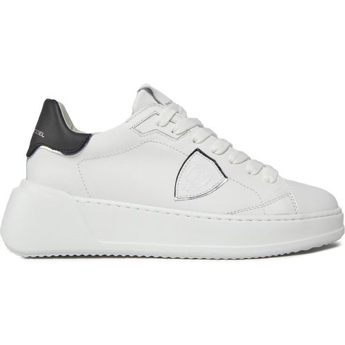 Sneakers Temple Low TRES V010 Blanc/Noir - Philippe Model - Modalova