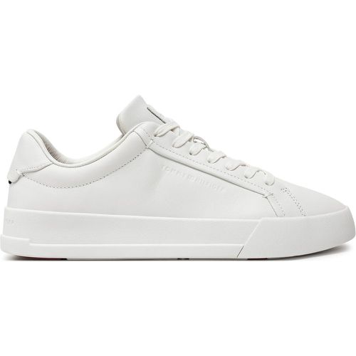 Sneakers Th Court Best Leather FM0FM05120 Écru - Tommy Hilfiger - Modalova