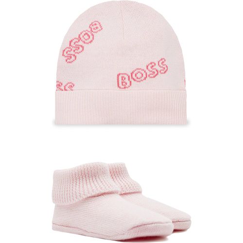 Completo cappello e calzini J98386 Pale Pink 44L - Boss - Modalova