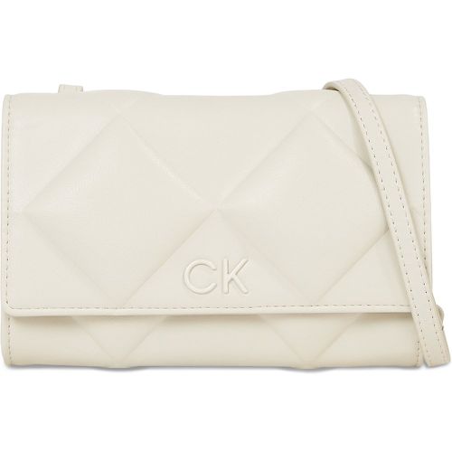 Borsetta Re-Lock Quilt Mini Bag K60K611086 Dk Ecru PC4 - Calvin Klein - Modalova