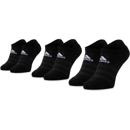 Set di 3 paia di calzini corti unisex Cush Low 3PP DZ9385 Black/Black/Black - Adidas - Modalova