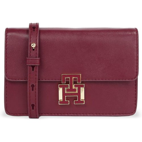 Borsetta Pushlock Leather Small Crossover AW0AW15227 - Tommy Hilfiger - Modalova