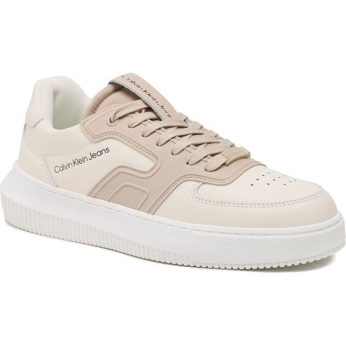 Sneakers Chunky Cupsole High/Low Freq YM0YM00613 Écru - Calvin Klein Jeans - Modalova