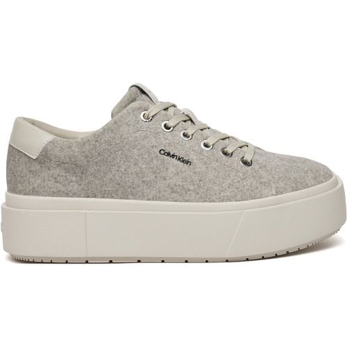 Sneakers Flatform Cup Lace Up W/Ml Felt HW0HW02325 - Calvin Klein - Modalova