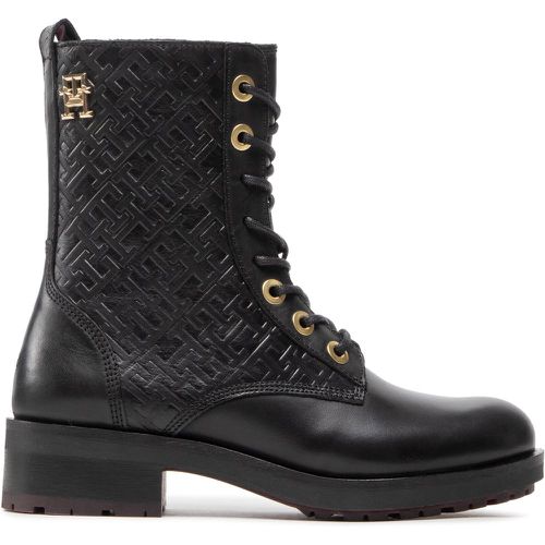 Stivaletti Th Monogram Biker Boot FW0FW06817 - Tommy Hilfiger - Modalova