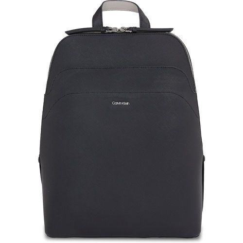 Zaino Business Backpack Saffiano K60K611676 Ck Black/Sand Pebble BEH - Calvin Klein - Modalova