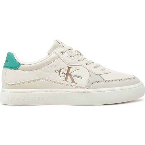 Sneakers Classic Cupsole Low Lth Ml YM0YM00885 Écru - Calvin Klein Jeans - Modalova