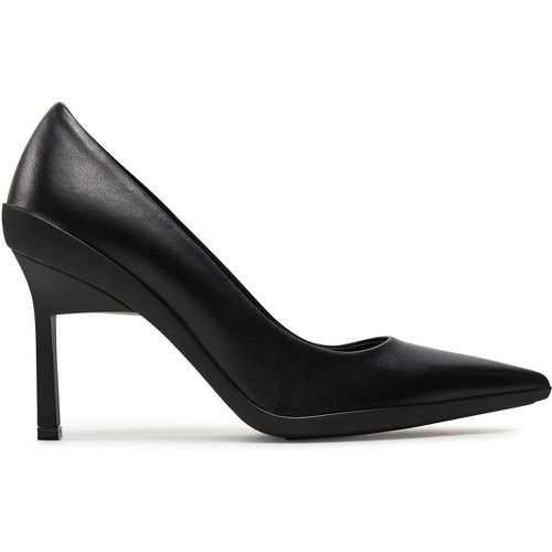 Scarpe stiletto Heel Pump 90 Leather HW0HW02033 Black BEH - Calvin Klein - Modalova