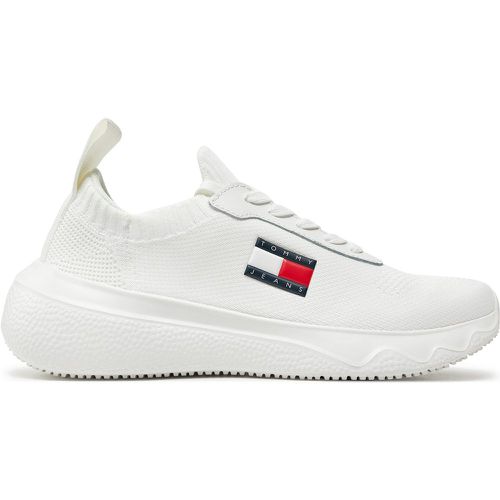 Sneakers Tjw Knit Runner EN0EN02564 Écru - Tommy Jeans - Modalova