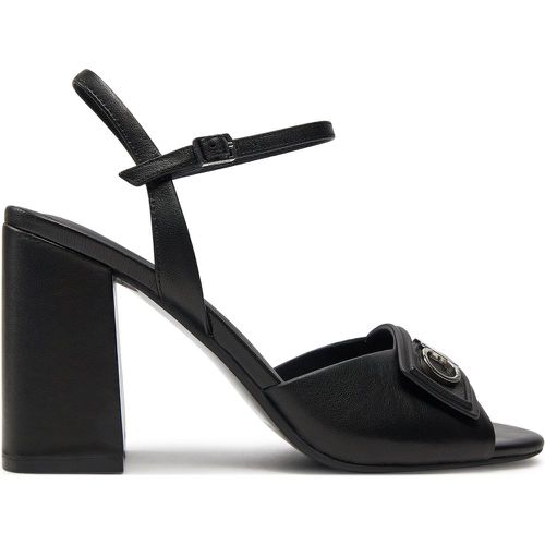 Sandali Heel Sandal 85 Relock Lth HW0HW01937 Ck Black BEH - Calvin Klein - Modalova