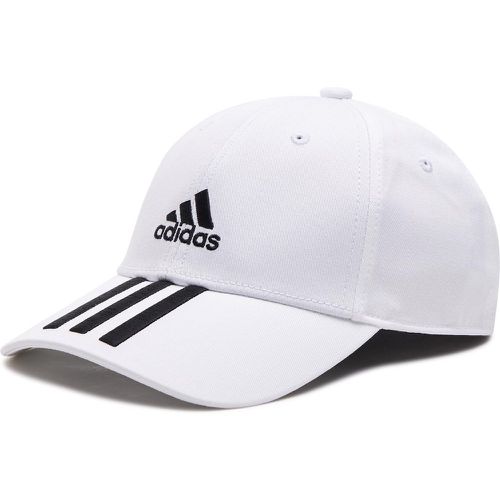 Cappellino Baseball 3-Stripes Twill Cap FQ5411 White/Black/Black - Adidas - Modalova