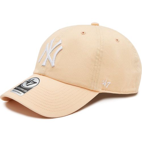 Cappellino Mlb New York Yankees '47 Clean Up W/ No Loop Label B-NLRGW17GWS-AF Apricot - 47 Brand - Modalova