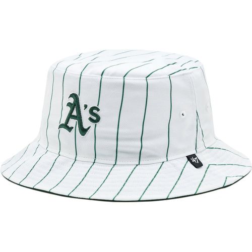 Cappellino MLB Oakland Athletics Pinstriped '47 BUCKET B-PINSD18PTF-DG Dark Green - 47 Brand - Modalova