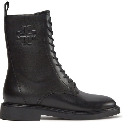 Stivaletti Double T Combat Boot 154336 - TORY BURCH - Modalova