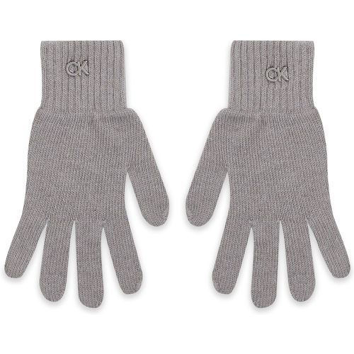 Guanti da donna Re-Lock Knit Gloves K60K611164 Mid Grey Heather P4A - Calvin Klein - Modalova