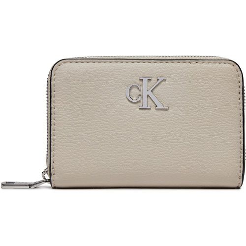 Portafoglio piccolo da donna Minimal Monogram Med Za K60K611500 Stone CI2 - Calvin Klein - Modalova