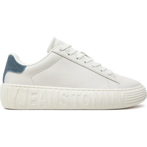 Sneakers Tjw Fancy Leather Cupsole EN0EN02575 Écru - Tommy Jeans - Modalova