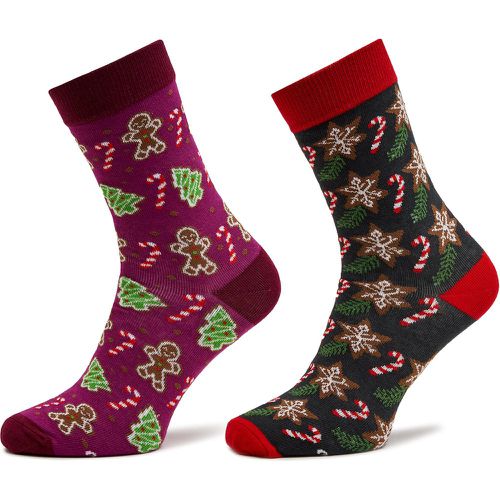 Set di 2 paia di calzini lunghi da uomo Xmas Socks Balls Adults Gifts Pak 2 - Rainbow Socks - Modalova