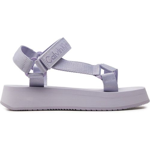 Sandali Sandal Velcro Webbing In Mtl YW0YW01480 - Calvin Klein Jeans - Modalova