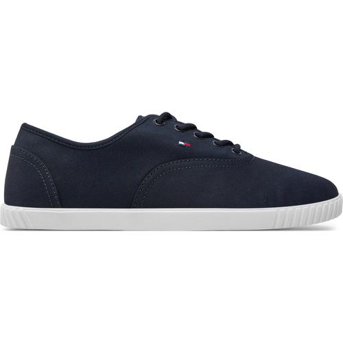 Scarpe sportive Canvas Lace Up Sneaker FW0FW07805 - Tommy Hilfiger - Modalova